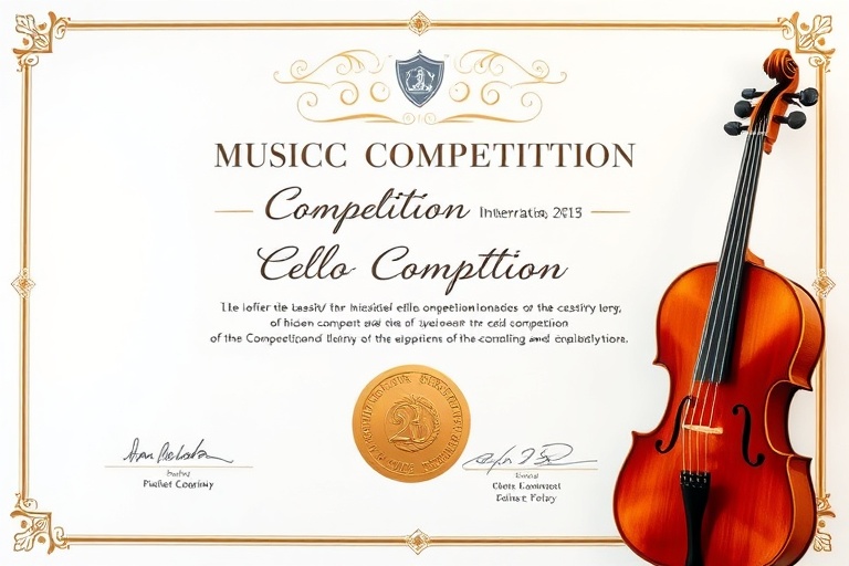 국제 첼로 콩쿠르 1위
