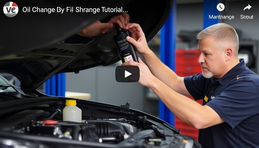 엔진오일 교체 영상
