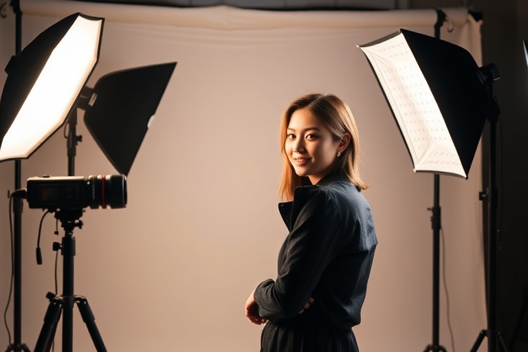 인물 사진 조명