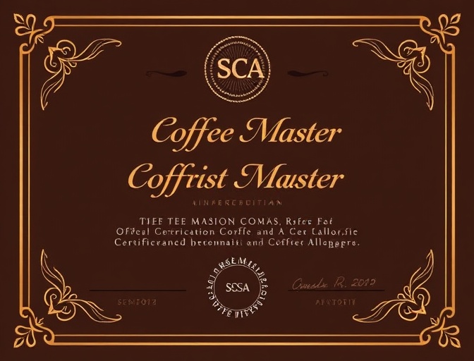 SCA 커피 마스터